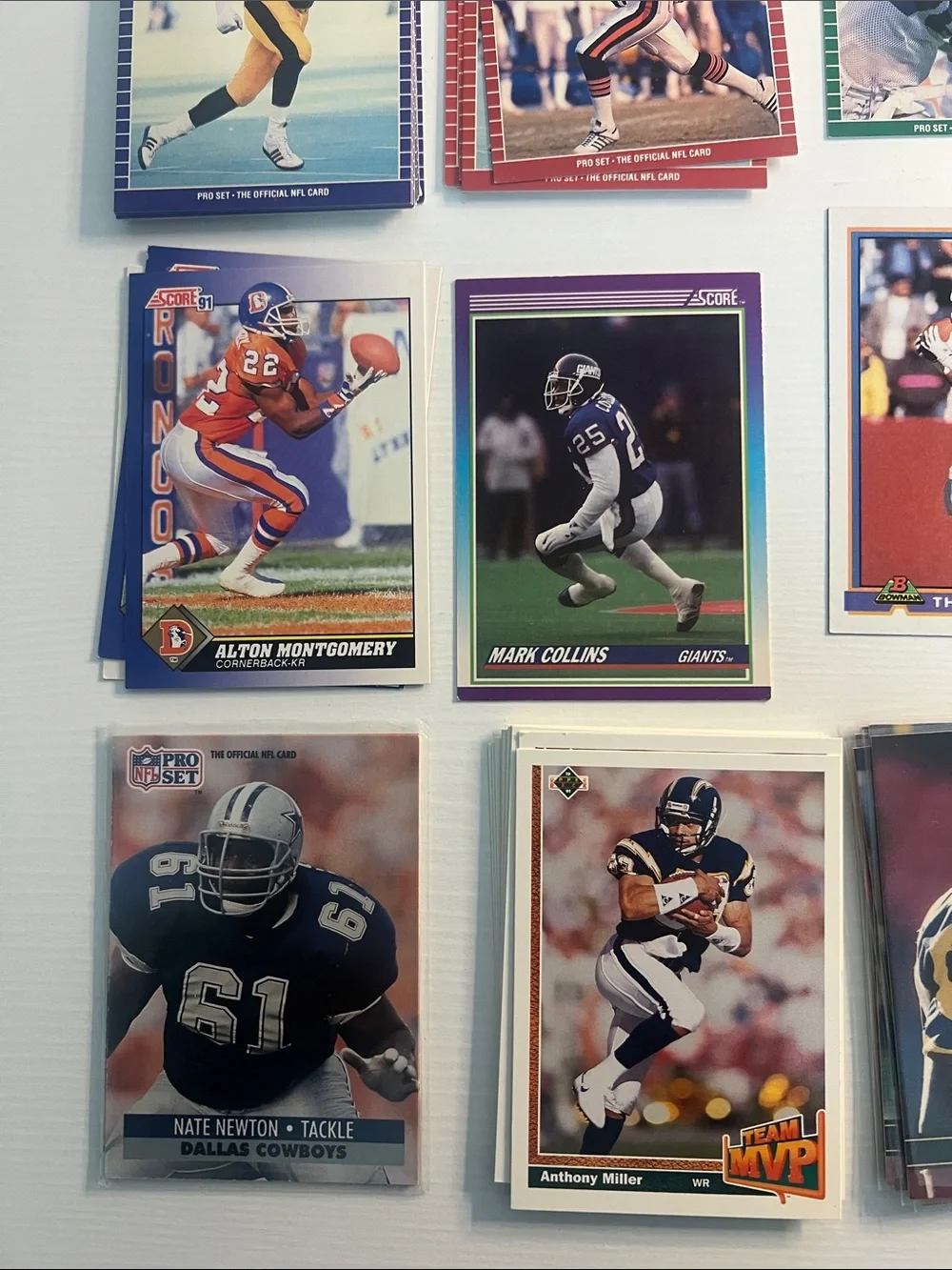 87 Vintage NFL Football Card Lot - Great for Collectors